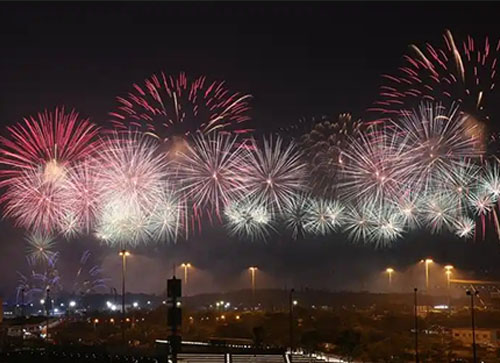 柳林县焰火晚会